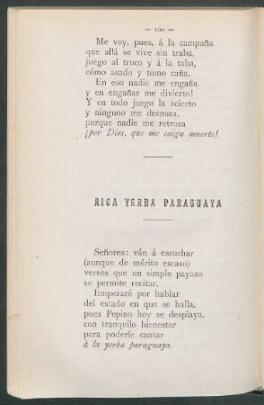 Rica yerba paraguaya