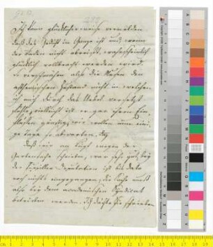 Brief von Goethe, Johann Wolfgang von an Schiller, Friedrich