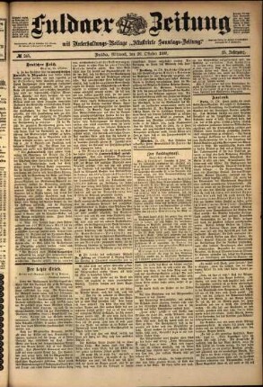Ausgabe vom Mittwoch, den 26. Oktober 1898.