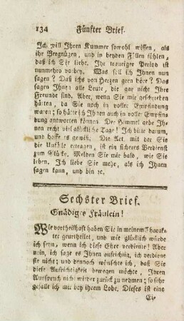 Sechster Brief