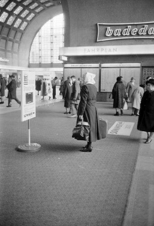 Test im Karlsruher Hauptbahnhof