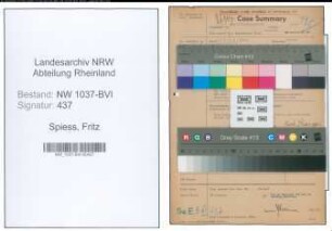 Entnazifizierung Fritz Spiess , geb. 00.00.0000 (Schornsteinfeger)