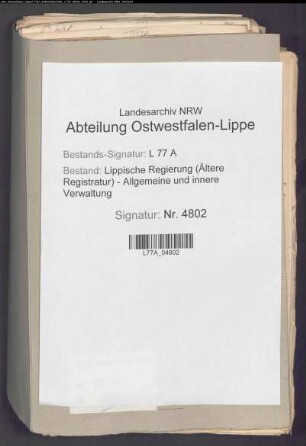 Auswanderungen [dazu: Namenverzeichnis]: Auswanderungen Nr. 3236 - 3430