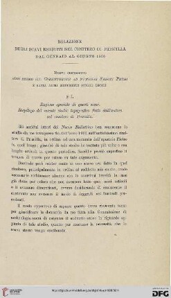 12: Relazione degli scavi eseguiti nel cimitero di Priscilla dal gennaio als giugno 1906