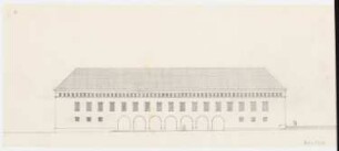 Schloss Posen, Posen Erweiterungsbau: Ansicht Erweiterungsbau