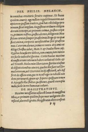 De Magistratibus.