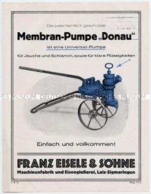 Membran-Pumpe "Donau"