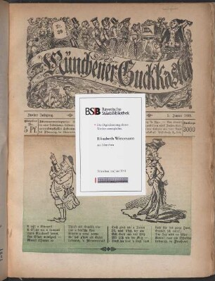 Münchner Guckkasten. 1889 = Jg. 2
