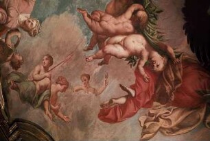 Allegorie auf die Stiftung des Schwarzen Adler-Ordens und Götterreigen