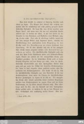 2) Die schriftstellerische Thätigkeit.