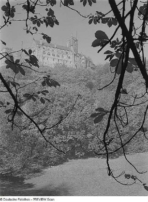 Eisenach. Blick auf die Wartburg
