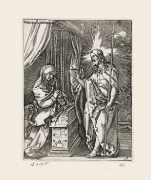Christus erscheint Maria, Blatt 31 der Folge "Passion Christi"