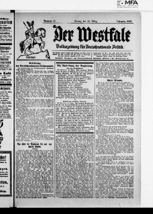 Der Westfale. 1920-1920