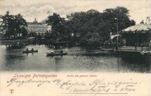 Leipziger Palmengarten: Partie am grossem Weiher