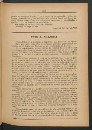 Fecha clásica