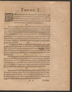 Thesis I. - XXXIV.