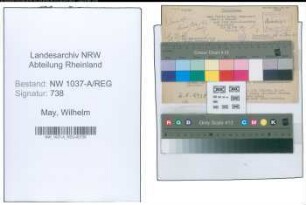 Entnazifizierung Wilhelm May , geb. 00.00.0000 (Ingenieur)