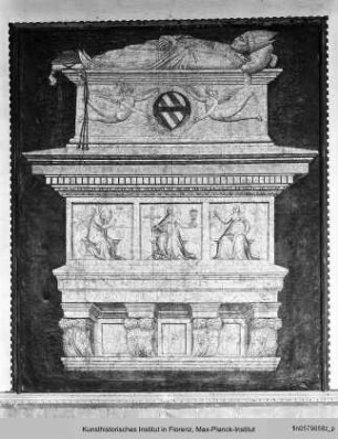 Grabmalfresko des Kardinals Pietro Corsini