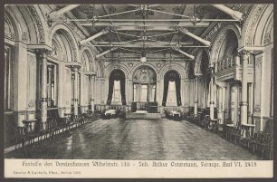 Ansichtskarte Festsaal, Wilhelmstraße 18