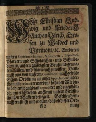 Wir Christian Ludwig ...