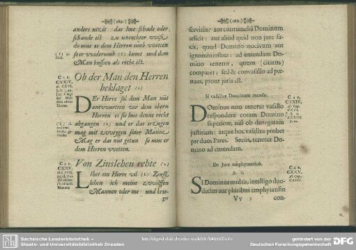 Cap. CXXV. Von Zinslehen rehte