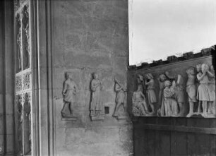 Südliches Westportal — Szenen aus dem Leben des heiligen Stephanus