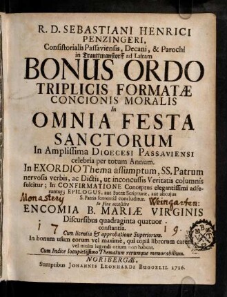 1r-528, Bonus Ordo Triplicis Formatae Concionis Moralis
