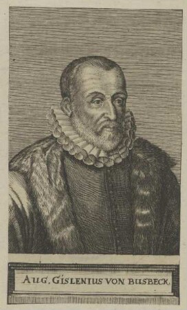 Bildnis des Aug. Gislenius von Busbeck