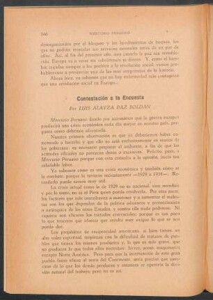 Contestación a la Encuesta