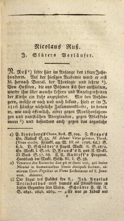 Andenken an die Rostockschen Gelehrten aus den drei letzten Jahrhunderten, Drittes Stück