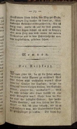 Der Rothkopf. - Die Stadtschule.