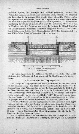 Fig. 11. Querschnitt der Unterspree-Brücke
