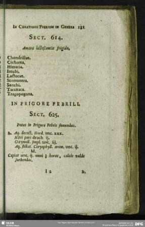 In Frigore Febrili