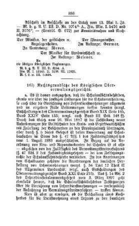 Rechtsgrundsätze des Königlichen Oberverwaltungsgerichts : [D. Oeffentliches Volksschulwesen]