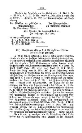 Rechtsgrundsätze des Königlichen Oberverwaltungsgerichts : [D. Oeffentliches Volksschulwesen]