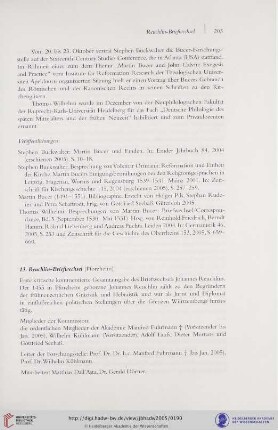 13. Reuchlin-Briefwechsel (Pforzheim)