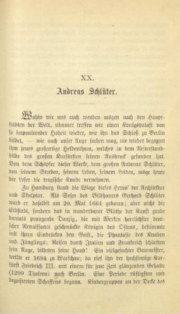XX. Andreas Schlüter