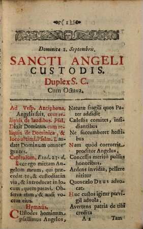 Officium Sancti Angeli Custodis : cum octava ex proprio Viennensi