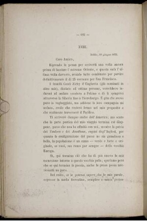 XVIII. Jeddo, 18 giugno 1876.