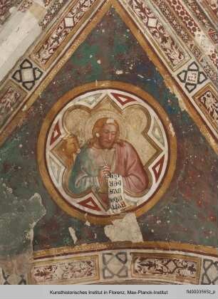 Freskenzyklus mit Evangelisten und Aposteln : Lukas der Evangelist
