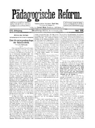 Über die naturgemäße Lage der Schreibschrift : (Schluß)