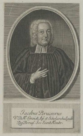 Bildnis des Jacobus Bruckerus