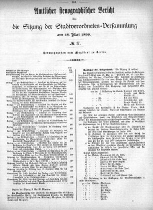 No. 17, 18. Mai 1899