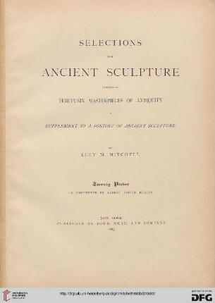 Band 2: A history of ancient sculpture