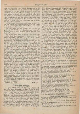 637-640 Literarische Notizen