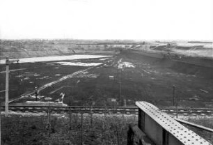 Dora und Helene (Panorama 1) Tagebau Lobstädt mit Abraum-Kohlen- und Kippenstraßen