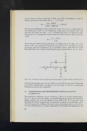 4.7 Verhinderung des Speichereffekts durch Kollektor-Klammerung