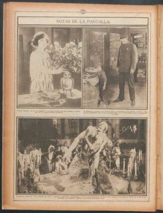 Notas de la pantalla