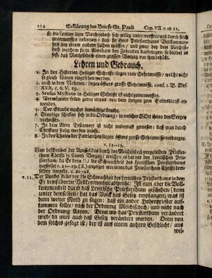 224-235, V. 11 - 19; Lehren und Gebrauch