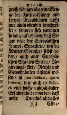 Der Politische Catholische Passagier, durchreisend Alle hohe Höfe, Republiquen, Herrschafften und Länder der gantzen Welt : Das ist: Kurtz gründlich und wolverständiger Unterricht, was in Politicis, Geographisch- Historisch- und Genealogischen Wesen bey allen Höfen, Republiquen und Herrschafften in der gantzen Welt merckwürdiges zu sehen, zu beobachten und zu mercken .... 7. (1721). - 1081 S. : Ill.